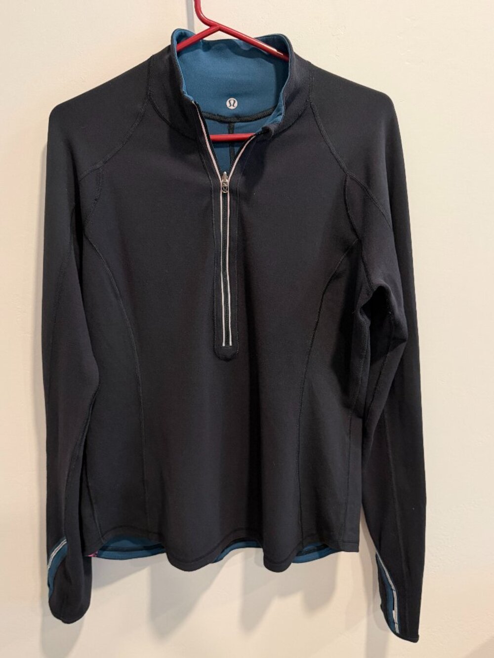 Lululemon Run U-Turn Pullover Rulu Reversible Half Zip Running Jacket Size L